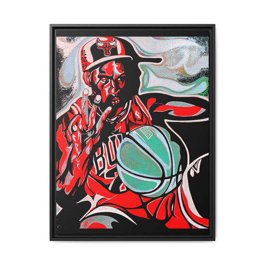 NsArt-MJ23peat2. Custom Basketball Art Print, Framed Wall Decor, Sports Fan Gift, Colorful Home Decoration, Unique Gift for Athletes